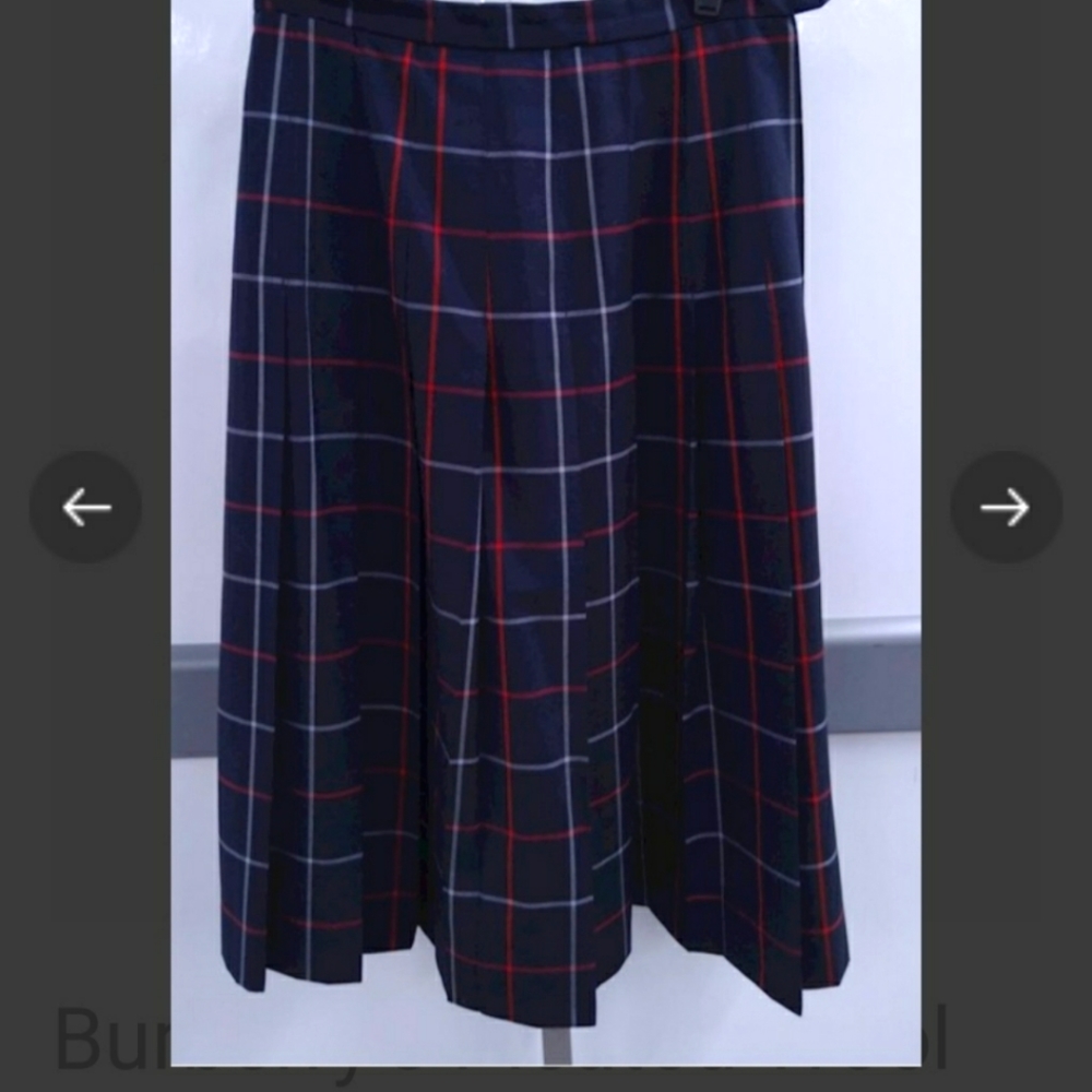 Burberry Plaid Midi skirt